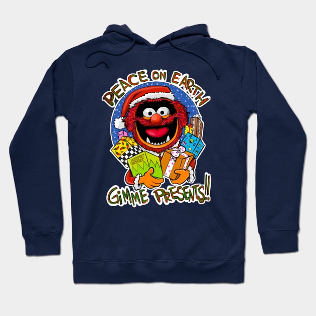 Peace on Earth! Gimme Presents Hoodie by Muppet History